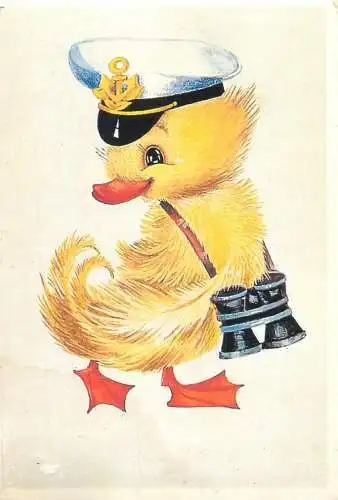 Chicken funny animals in art children illustration