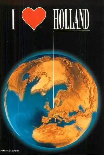 Netherlands Earth I love Holland souvenir