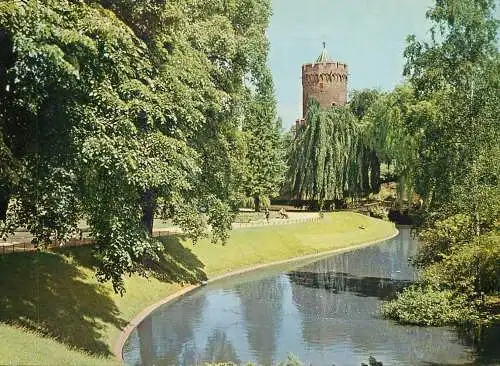 Netherlands Nijmegen Kronenburgerpark met Kruittoren