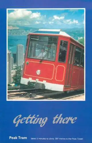 Hong Kong peak tram