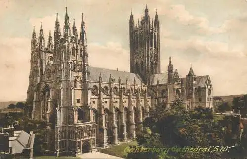 United Kingdom England Canterbury cathedral