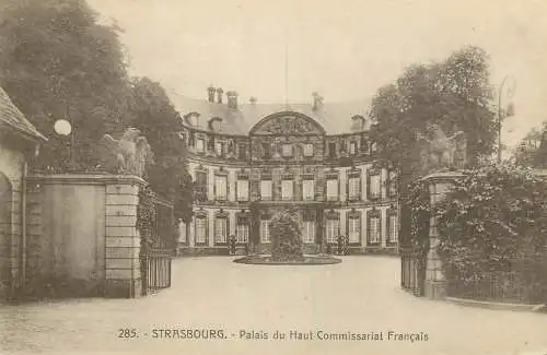 France Strasbourg (Bas-Rhin) Palais du Haut Commissariat Francais