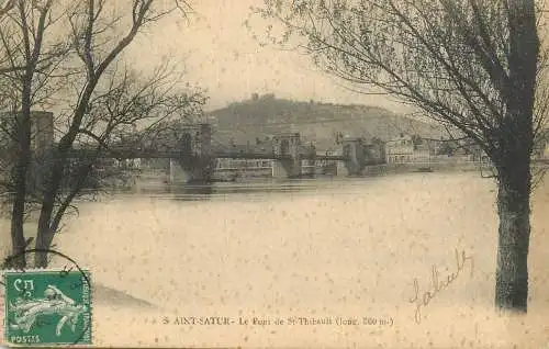 France Saint Satur Le Pont de St Thibault