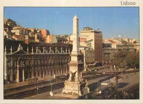 Portugal Lisboa Praca do Restauradores e Palacio Foz