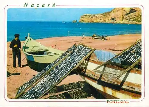 Portugal Nazare beach view