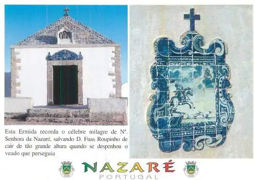 Portugal Nazare Costa de Prata Ermida da Memoria
