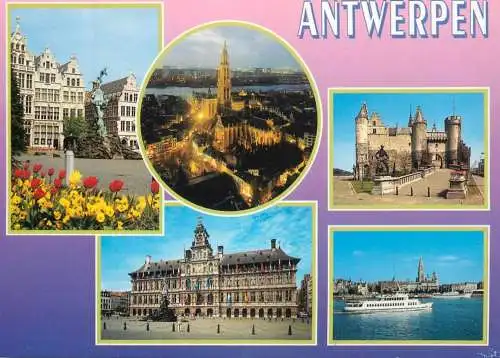 Belgium Antwerpen different sights and sites souvenir