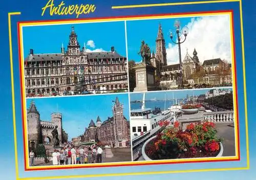 Belgium Souvenir d'Antwerpen different sights and sites