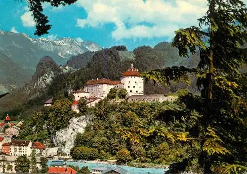 Austria Festungsstadt Kufstein Tirol Festung mit Kaisergebirge