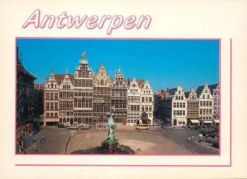Belgium Antwerpen Gildenhuizen Grote Markt