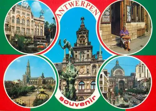 Belgium Antwerpen souvenir multi view