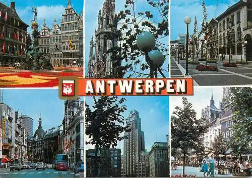 Belgium Antwerpen multi view souvenir