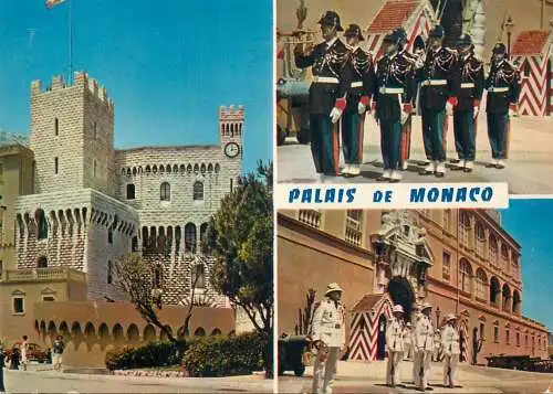 Palais de Monaco guard officers multi view souvenir
