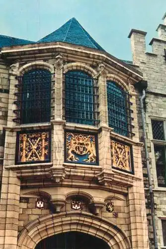 Belgium Antwerpen Steen National Maritime Museum detail aspect