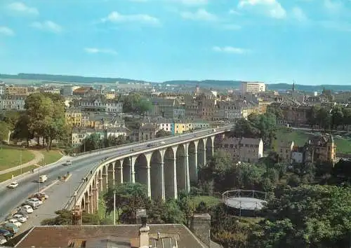 Luxembourg viaduc ou passerelle vue generale