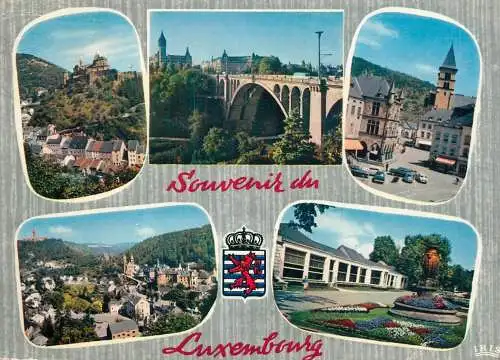 Souvenir de Luxembourg different aspects and sights