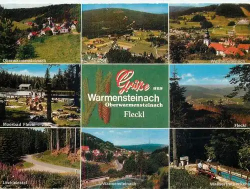 Germany Luftkurort Warmensteinach im Fichtelgebirge multi view