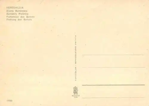 Italy Senigallia Rovere's Fortress