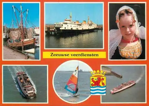 Netherlands Zeeland sailing vessels and ships several views