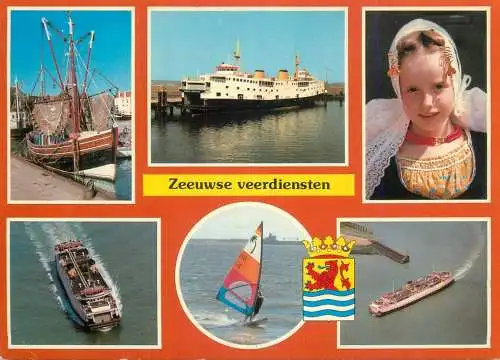 Netherlands Zeeland sailing vessels and ships different views