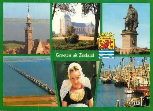 Netherlands Groeten uit Zeeland different sights souvenir