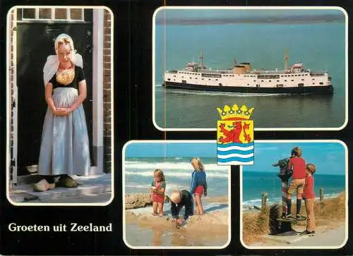 Netherlands Groeten uit Zeeland several views souvenir