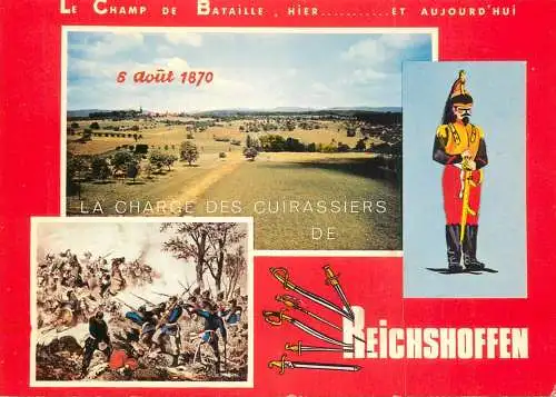 France Bas Rhin Reichshoffen Millitaria Battlefield 6 august 1870 multi view souvenir
