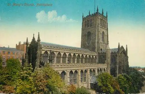 United Kingdom England Nottingham St. Mary's church