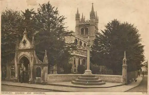 United Kingdom England Newbury church and memorial