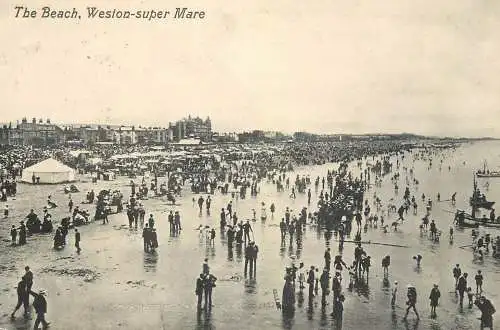 United Kingdom England Weston super Mare beach