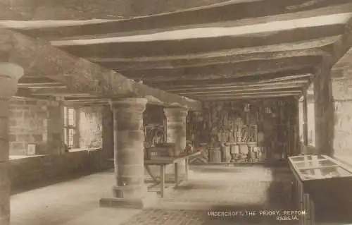 United Kingdom England Undercroft the priory Repton