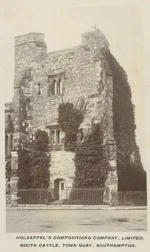 United Kingdom England Southampton Town Quay South Castle