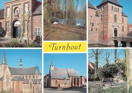 Belgium Greetings from Turnhout different views