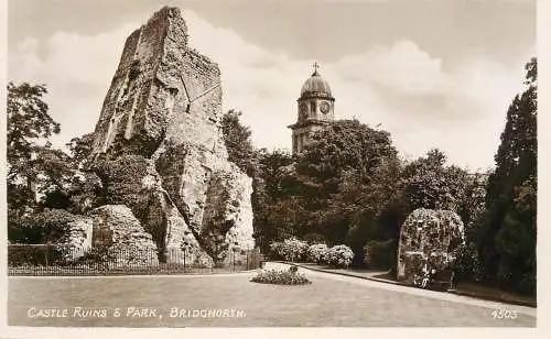 United Kingdom England Bridgnorth castle ruins