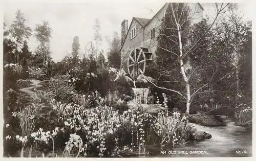 United Kingdom England an old mill garden