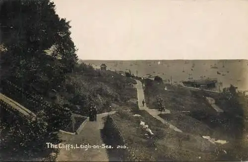 United Kingdom England Leigh on Sea cliffs