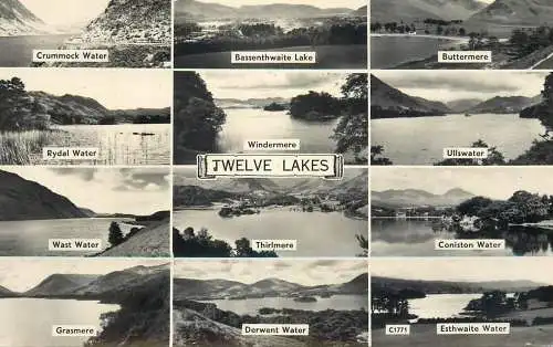 United Kingdom England twelve lakes