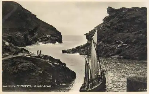 United Kingdom England Boscastle sailing vessel