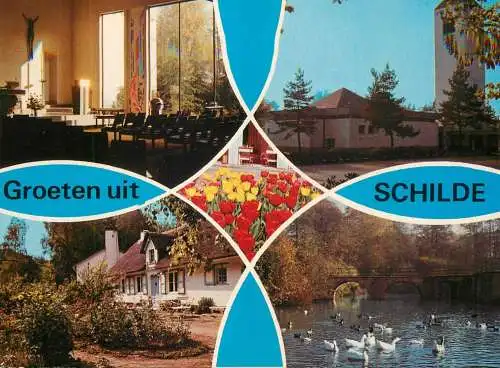 Belgium Groeten uit Schilde several views souvenir