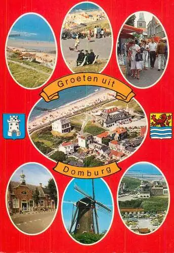 Netherlands Groeten uit Zeeland Domburg several views