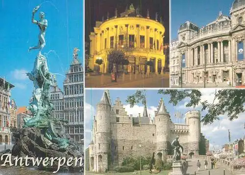 Belgium Antwerpen several views and sites