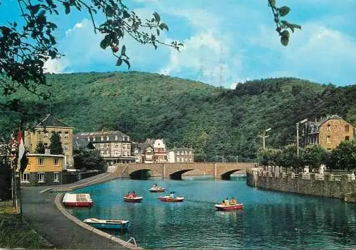 Belgium La Roche en Ardenne sport types and scenes cannotage sur l'Ourthe