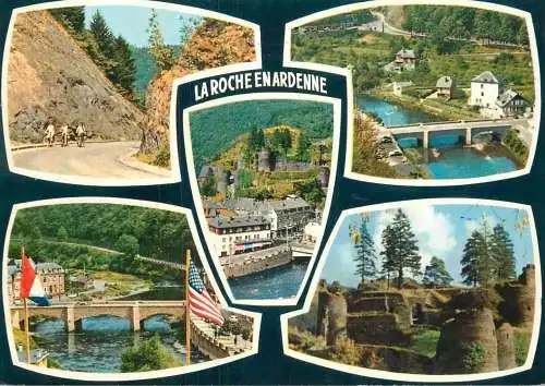 Belgium La Roche en Ardenne different sights