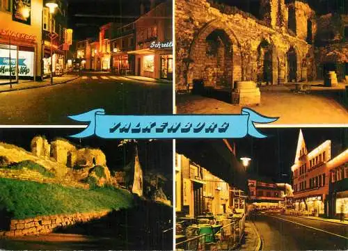 Netherlands Groeten uit Valkenburg several night views
