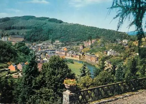 Belgium La Roche en Ardenne panoramic aspect