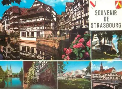 France Souvenir de Strasbourg Bas-Rhin several views