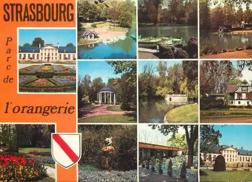 France Souvenir de Strasbourg Bas-Rhin Parc de l'Orangerie multi view