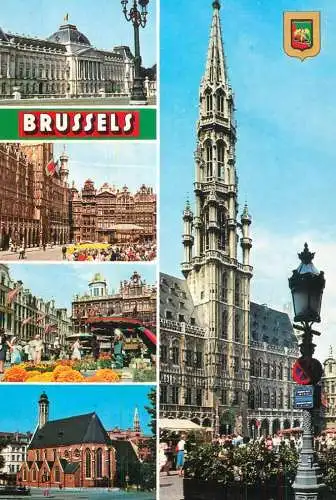 Belgium Brussels multi view souvenir