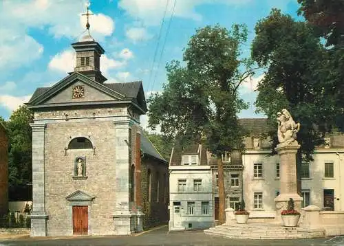 Belgium Eupen St Lambertuskapelle und Kriegerdenkmalee