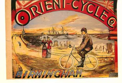 Poster postcard Orient-Cycle co. Birmingham